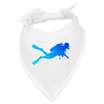 Apnoetauchen Geschenkidee für Unterwasserabenteuer - Bandana - Weiß - Vorne