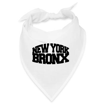 new york bronx - Bandana - Weiß - Vorne