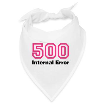 Error 500 Internal Error - Bandana - Weiß - Vorne