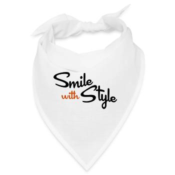 lustige Sprüche - Bandana - Weiß - Vorne