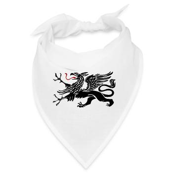 Rostocker Greif - Rostock - Bandana - Weiß - Vorne
