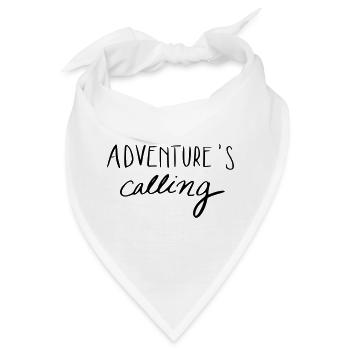 Adventure's calling - Bandana - Weiß - Vorne