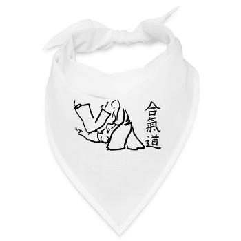 aikido - Bandana - Weiß - Vorne
