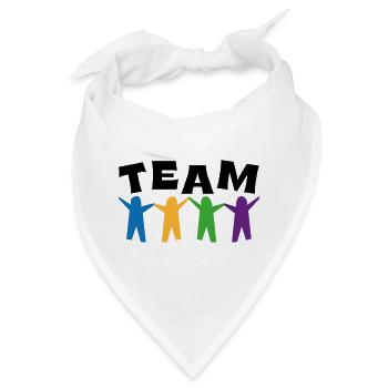 Team - Bandana - Weiß - Vorne