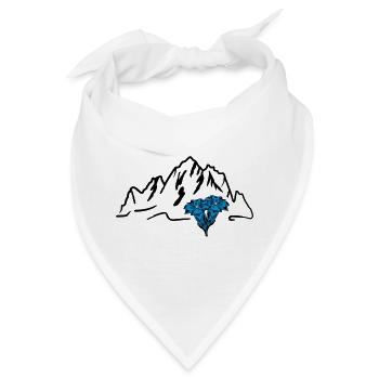 Berg und Enzian - Bandana - Weiß - Vorne