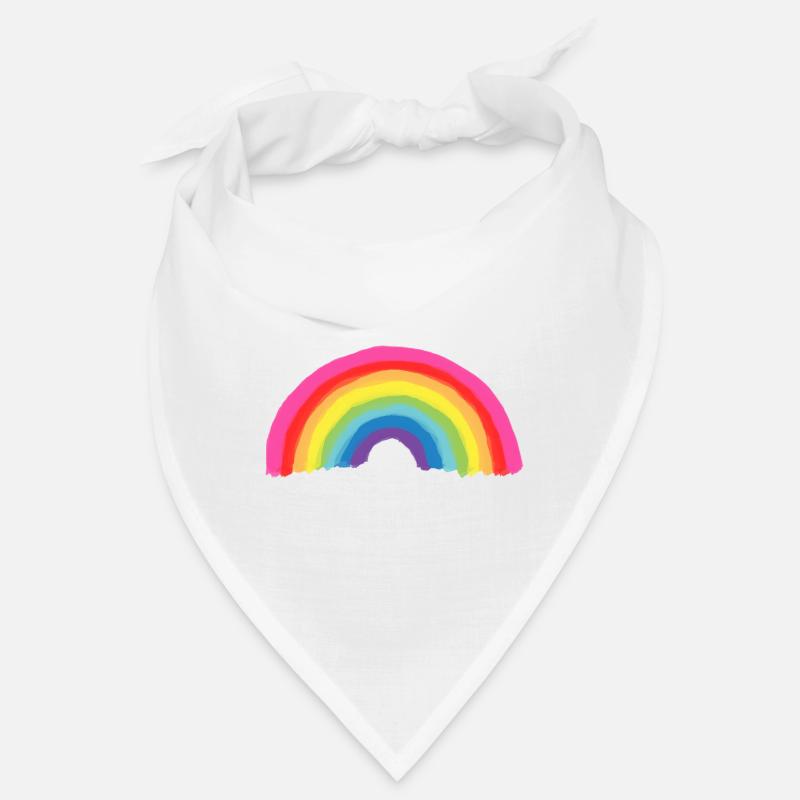 Arc-en-ciel 8 couleurs pour l’acceptation et la tolérance Bandana