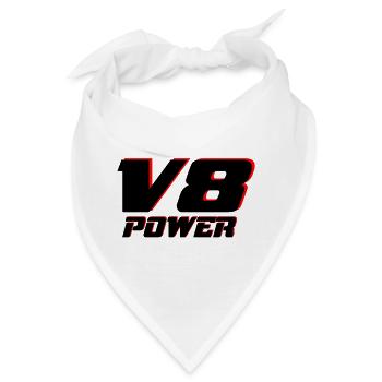 V8 - Bandana - Weiß - Vorne