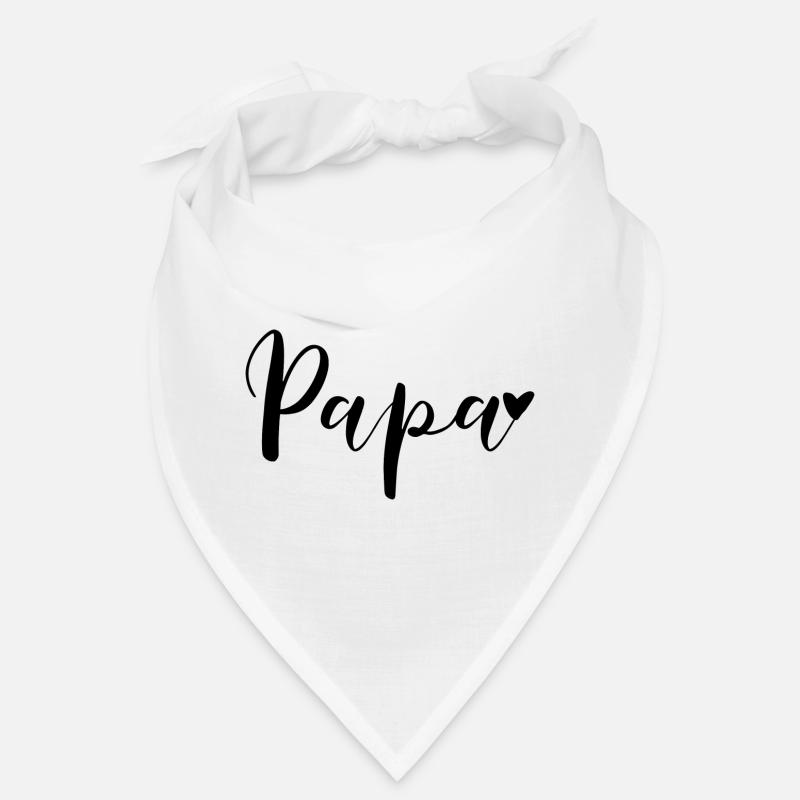 Papa Herz Geschenkidee Bandana