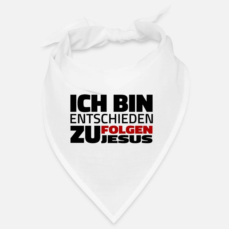 Ich bin entschieden Jesus Christus zu folgen Bandana