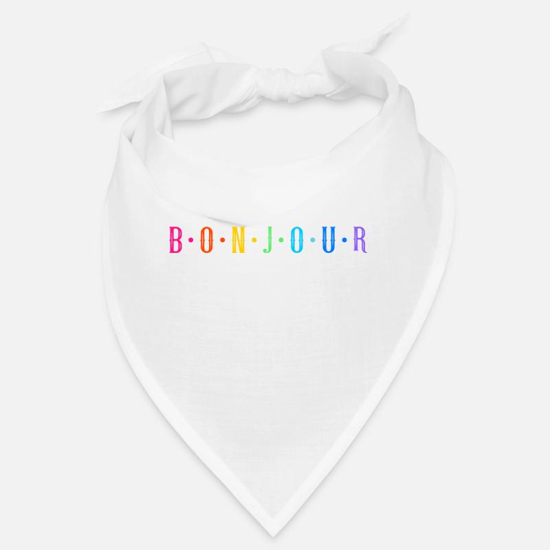 Bonjour - multicolore - LGBT style Bandana