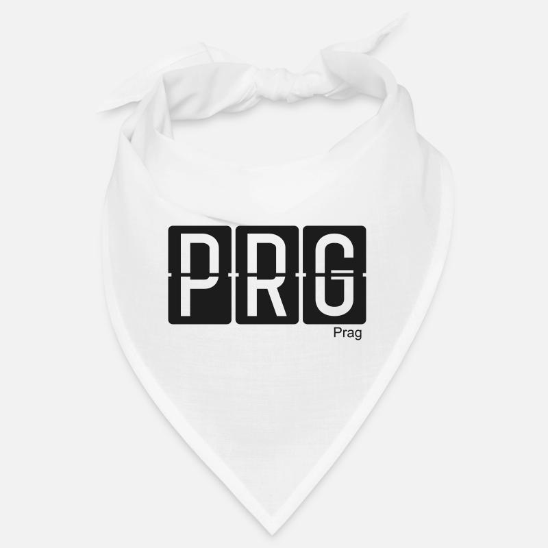 Prague - Bandana - blanc