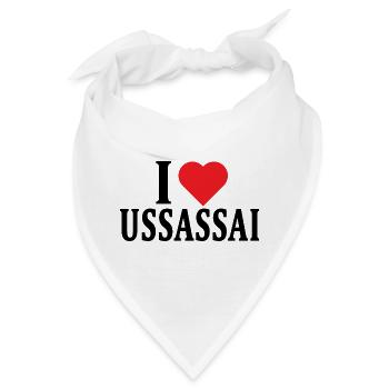T-Shirt Io amo Ussassai T-Shirt Sardegna - Bandana - Weiß - Vorne