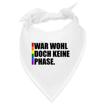 War Wohl Doch Keine Phase - Bandana - Weiß - Vorne