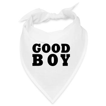 Good boy - Bandana - Weiß - Vorne