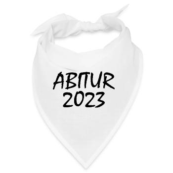 Abitur 2023 - Bandana - Weiß - Vorne