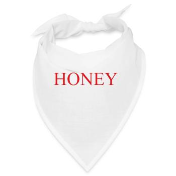 HONEY / SPRUCH - Bandana - Weiß - Vorne