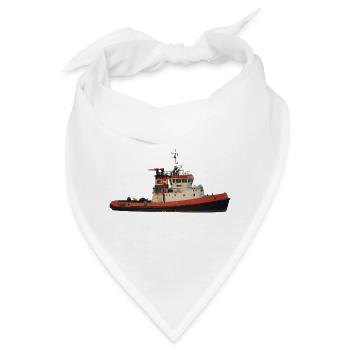 Feuerlöschboote sind Spezialschiffe - Bandana - Weiß - Vorne