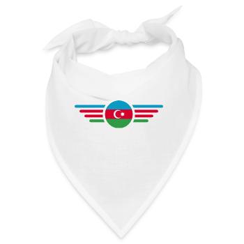 Aserbaidschan - Bandana - Weiß - Vorne