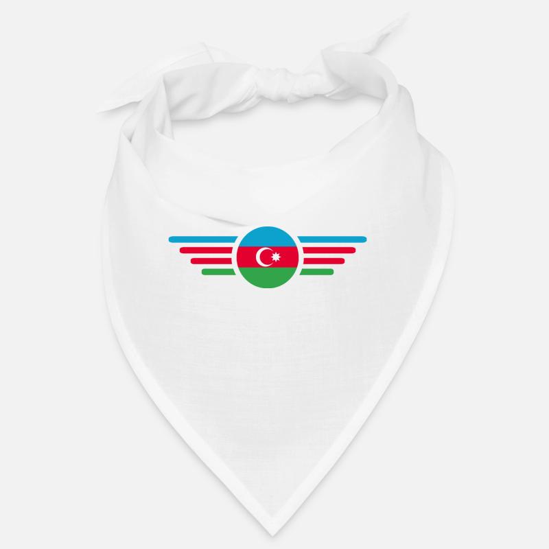 Aserbaidschan - Bandana - Weiß