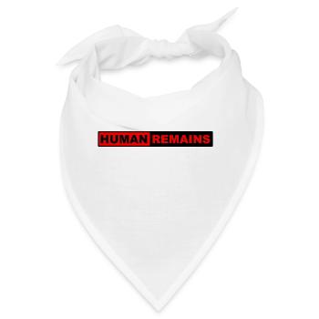 Menschliche Überreste - Bandana - Weiß - Vorne