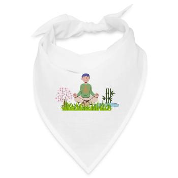 Warrior spirit - Bandana - Weiß - Vorne