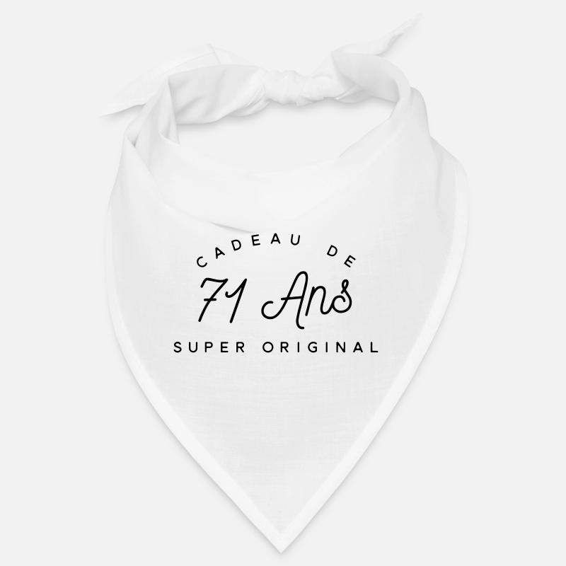 Cadeau 71 ans   Bandana