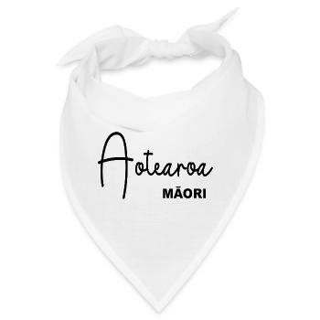 Aotearoa MAORI - Bandana - Weiß - Vorne