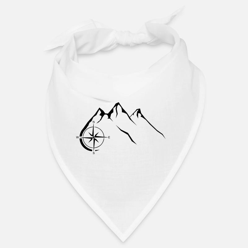 Kompass - Berg - (11) Bandana