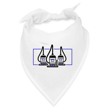 Staubsauger Putzen - Bandana - Weiß - Vorne