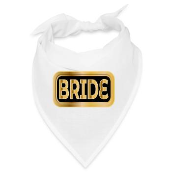 BRAUT GESCHENKE HOCHZEIT VERLOBUNG - Bandana - Weiß - Vorne