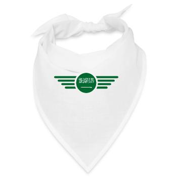 Saudi Arabien Wüstenzauber Stil Design T-Shirt - Bandana - Weiß - Vorne