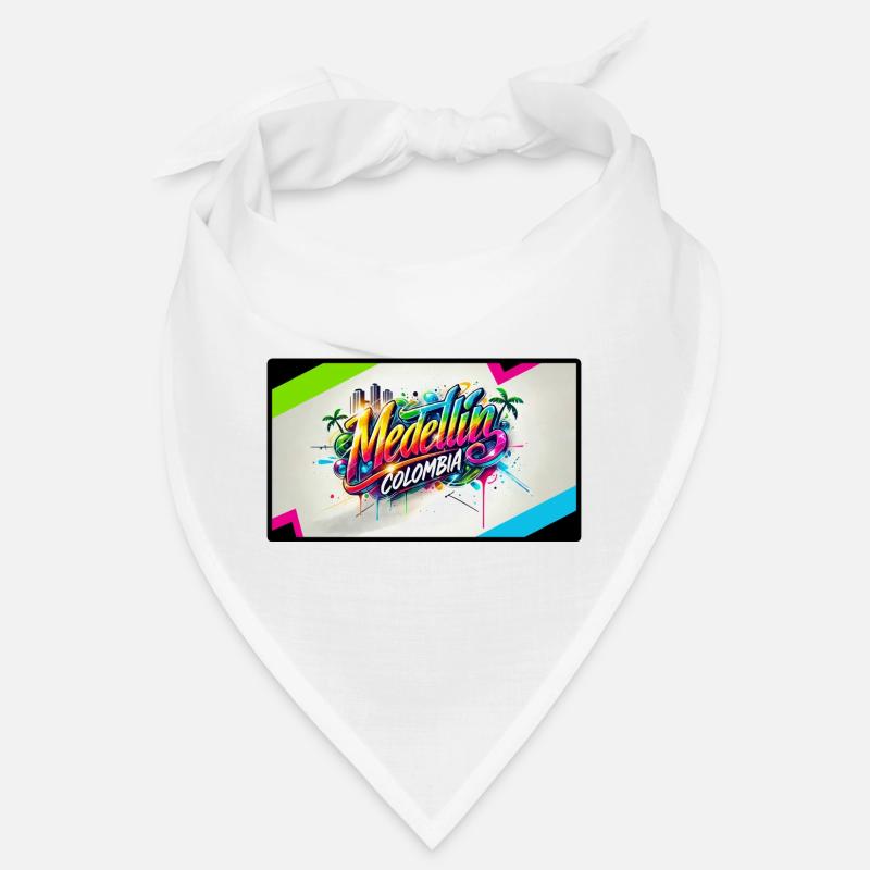 Design de graffiti de Medellin en Colombie Bandana