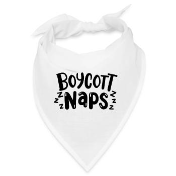 Boykott Nickerchen - Bandana - Weiß - Vorne