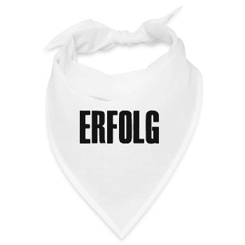 Erfolg Spruch für Gründer Unternehmer Startup - Bandana - Weiß - Vorne