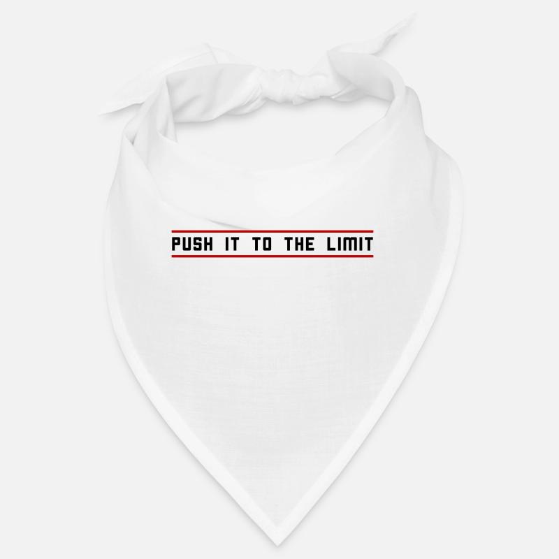 Poussez le bout de votre action - Bandana - blanc