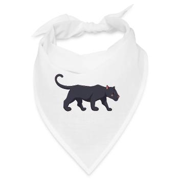 Panther - Bandana - Weiß - Vorne