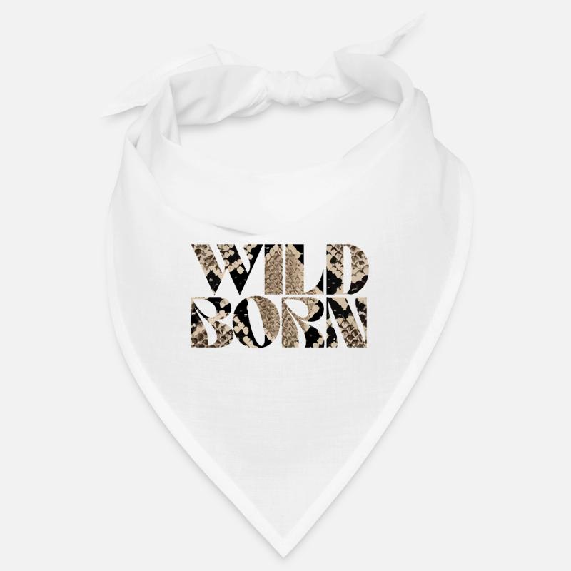 Wild Born Snake Print Abstract Design Bandana