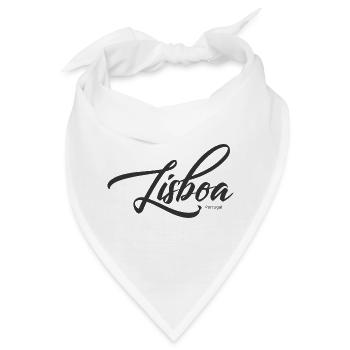 Lisboa Script Portugal - Bandana - Weiß - Vorne