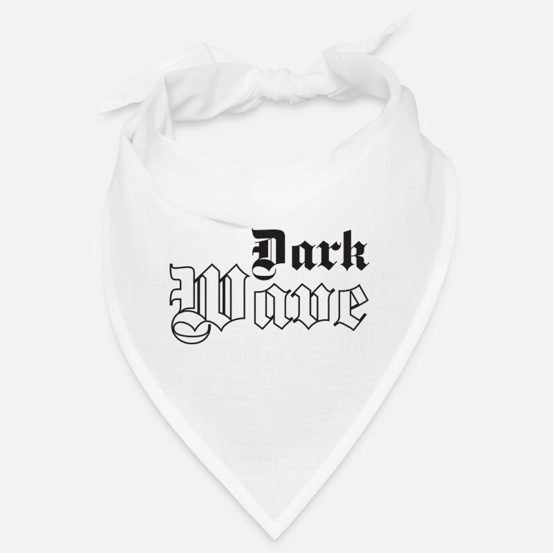 Dark Wave Musik Gothic Typografie Bandana