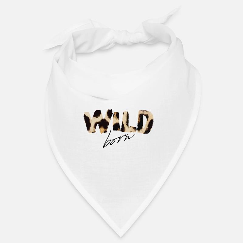 Wild Born Imprimé léopard - Bandana - blanc