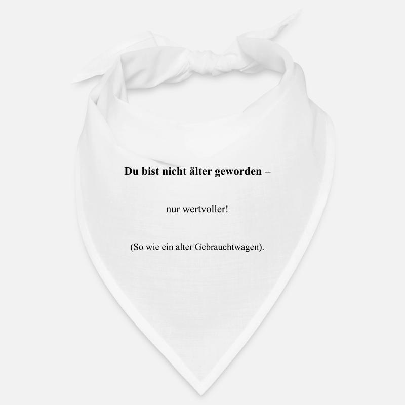 Geburtstag - Bandana - Weiß