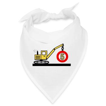 Bagger - Bandana - Weiß - Vorne