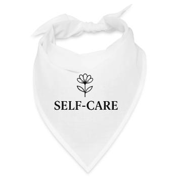 Selbstfürsorge Blütenlinie - Bandana - Weiß - Vorne