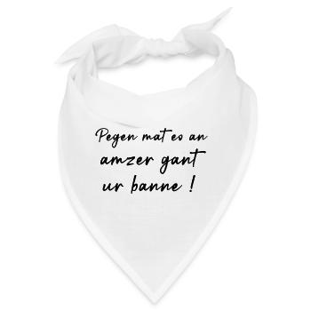 Mach dir einen Bann! - Bandana - Weiß - Vorne