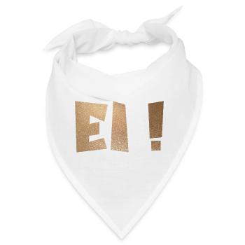 Eierschale Ei - Bandana - Weiß - Vorne