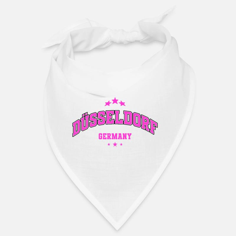 Düsseldorf Pink Arc Logo Tee Bandana