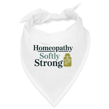 Homöopathie Softly Strong Professioneller Praktiker - Bandana - Weiß - Vorne