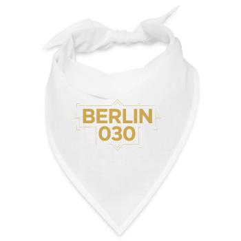 Berlin 030 Deco Gold - Bandana - Weiß - Vorne