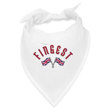 Fingest Crossed Union Jack Banner - Bandana - Weiß - Vorne
