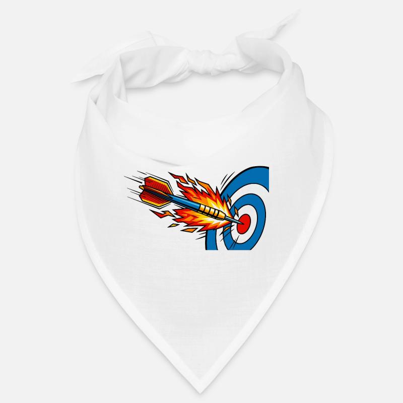 Dart Bullseye Fire Bullseye Bandana